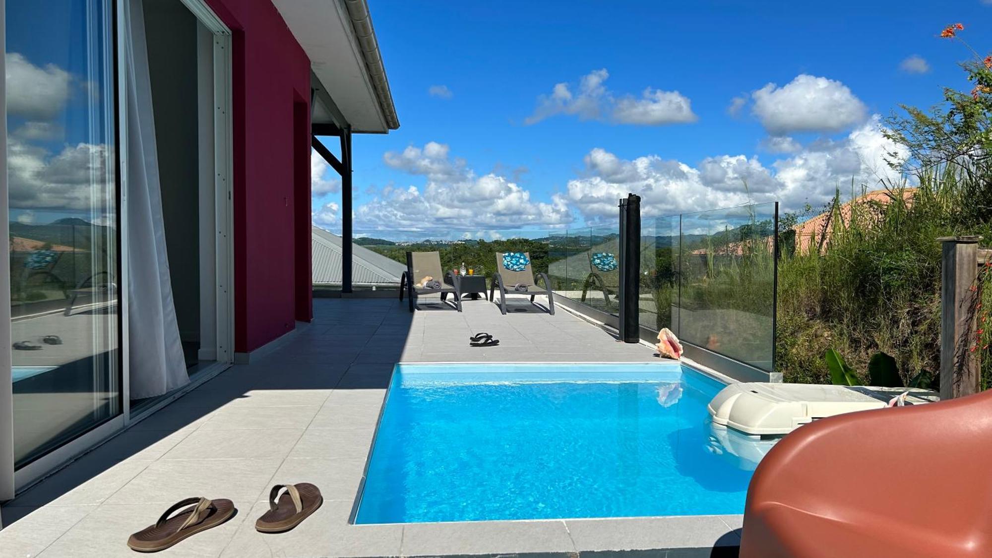 La Villa Jalna Grenadine Deux Chambres Et Piscine Privee Les Trois-Ilets Esterno foto